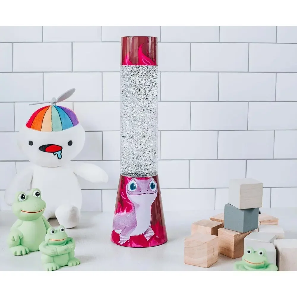 Disney Frozen 2 Bruni Salamander Glitter Motion Lamp LED Light 12